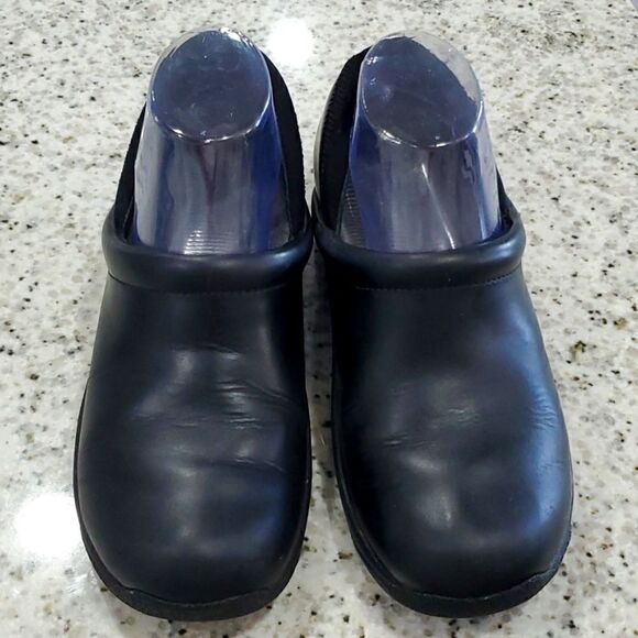 Dansko black leather mules, size 38 - Picture 2 of 9